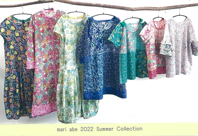 7月1日(金)～　阿部 真理 　盛夏のリバティプリント大人服
